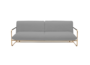 Softline NOVA Schlafsofa-Remix 133 Mouse Grey-Brass