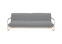 Softline NOVA Schlafsofa-Remix 143 Grey-Brass