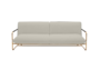 Softline NOVA Schlafsofa-Hallingdal 200 White/Ecru-Brass