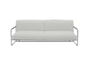 Softline NOVA Schlafsofa-Divina Melange 120 White/Grey-Chrome