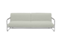 Softline NOVA Schlafsofa-Remix 113 Off-white -Chrome
