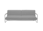Softline NOVA Schlafsofa-Remix 133 Mouse Grey-Chrome