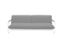 Softline NOVA Schlafsofa-Remix 133 Mouse Grey-White