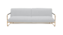 Softline NOVA Schlafsofa-Eco Cotton 519 White-Brass