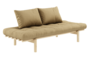 Karup Design Pace Day-Bed Schlafsofa: 101 Clear lacquered - 758 Wheat Beige