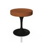 Knoll International Tulip Stool Hocker - Schwarz  - Tonus 464T Light Copper