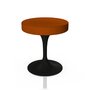 Knoll International Tulip Stool Hocker - Schwarz  - Tonus 605T Medium Copper
