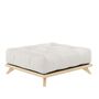 Karup Design Karup Design Senza Stool - Puff 101 Clear lacquered, 701 Natural