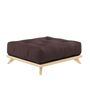 Karup Design Karup Design Senza Stool - Puff 101 Clear lacquered, 715 Brown