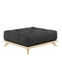 Karup Design Karup Design Senza Stool - Puff 101 Clear lacquered, 734 Dark Grey