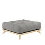 Karup Design Karup Design Senza Stool - Puff 101 Clear lacquered, 746 Grey