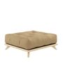 Karup Design Karup Design Senza Stool - Puff 101 Clear lacquered, 758 Wheat Beige
