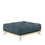Karup Design Karup Design Senza Stool - Puff 101 Clear lacquered, 757 Petrol Blue