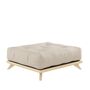 Karup Design Karup Design Senza Stool - Puff 101 Clear lacquered, 747 Beige