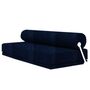 Softline A/S Softline Sleep Day Bed / Schlafsofa Weiss RAL9016, Felt Melange - 289 Dark Blue
