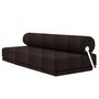 Softline A/S Softline Sleep Day Bed / Schlafsofa Weiss RAL9016, Felt Melange - 300 Dark Brown