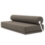 Softline A/S Softline Sleep Day Bed / Schlafsofa Weiss RAL9016, Felt Melange - 619 Sand