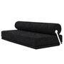 Softline A/S Softline Sleep Day Bed / Schlafsofa Weiss RAL9016, Felt Melange - 623 Dark Grey