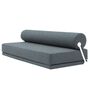 Softline A/S Softline Sleep Day Bed / Schlafsofa Weiss RAL9016, Felt Melange - 641 Light Blue