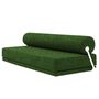 Softline A/S Softline Sleep Day Bed / Schlafsofa Weiss RAL9016, Felt Melange - 848 Green
