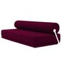 Softline A/S Softline Sleep Day Bed / Schlafsofa Weiss RAL9016, Felt - 629 Berry