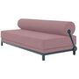 Softline A/S Softline Sleep Day Bed / Schlafsofa Blau RAL5008, Felt Melange - 299 Antique Pink