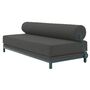 Softline A/S Softline Sleep Day Bed / Schlafsofa Blau RAL5008, Felt Melange - 623 Dark Grey