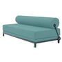 Softline A/S Softline Sleep Day Bed / Schlafsofa Blau RAL5008, Felt Melange - 652 Turquoise