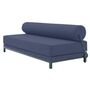 Softline A/S Softline Sleep Day Bed / Schlafsofa Blau RAL5008, Felt Melange - 859 Berry