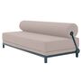 Softline A/S Softline Sleep Day Bed / Schlafsofa Blau RAL5008, Felt Melange - 642 Lilac