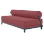 Softline A/S Softline Sleep Day Bed / Schlafsofa Blau RAL5008, Felt Melange - 298 Red