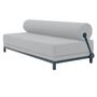 Softline A/S Softline Sleep Day Bed / Schlafsofa Blau RAL5008, Felt Melange - 620 Stone Grey