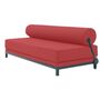 Softline A/S Softline Sleep Day Bed / Schlafsofa Blau RAL5008, Felt Melange - 650 Light Red
