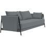 Softline A/S Softline Madison Schlafsofa Black, Divina Melange 170 Grey