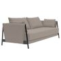 Softline A/S Softline Madison Schlafsofa Black, Eco Cotton 511 Sand