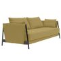 Softline A/S Softline Madison Schlafsofa Black, Eco Cotton 514 Lime