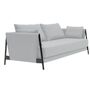 Softline A/S Softline Madison Schlafsofa Black, Eco Cotton 519 White