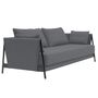Softline A/S Softline Madison Schlafsofa Black, Eco Cotton 520 Grey/White