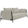 Softline A/S Softline Madison Schlafsofa Black, Hallingdal 200 White/Ecru