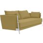 Softline A/S Softline Madison Schlafsofa Chrome, Eco Cotton 514 Lime