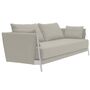 Softline A/S Softline Madison Schlafsofa Chrome, Hallingdal 200 White/Ecru
