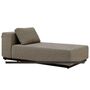 Softline A/S Softline Nevada Chaiselongue Klein Felt Melange - 612 Light Grey