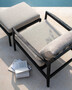 Ethnicraft Jack Loungesessel für Draußen Teak lacquered black / MochaEthnicraft Jack Loungesessel für Draußen Teak lacquered black / Mocha
