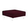Softline A/S Softline Ohio Hocker/Ottomane Felt Melange - 651 Eggplant