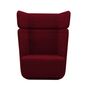 Softline A/S Softline Basket Sessel mit hohem Rücken Vision - 448 Dark Red