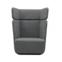 Softline A/S Softline Basket Sessel mit hohem Rücken Vision - 457 Light Grey