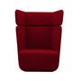 Softline A/S Softline Basket Sessel mit hohem Rücken Felt - 588 Red
