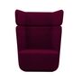 Softline A/S Softline Basket Sessel mit hohem Rücken Felt - 629 Berry