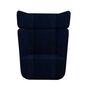 Softline A/S Softline Basket Sessel mit hohem Rücken Felt Melange - 289 Dark Blue