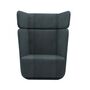 Softline A/S Softline Basket Sessel mit hohem Rücken Felt Melange - 292 Light Grey